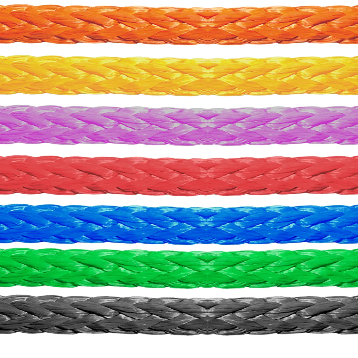 8-strand,12-strand Or Double Braided Synthetic Uhmwpe(hmpe) Rope Used In Winch,Marine,Towing And Slings