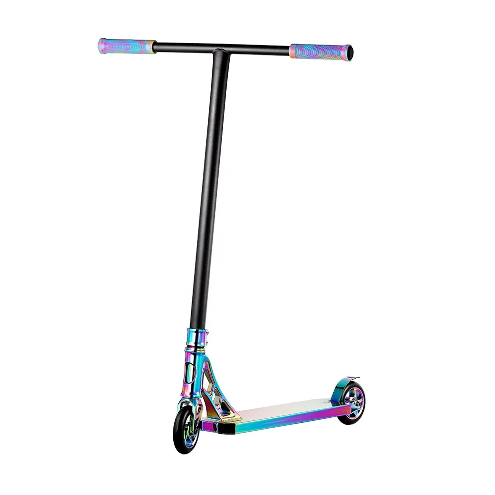 freestyle scooter High end Neo Chrome Oilslick Stunt Scooter for sale MGP Pro Scooter