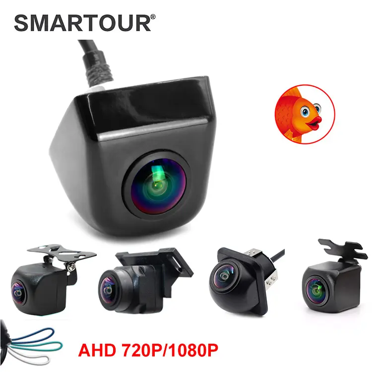 Smartour AHD 1080P /720P Автомобильная камера заднего вида черный объектив «Тисхей глаз» Водонепроницаемая универсальная Передняя камера ночного видения