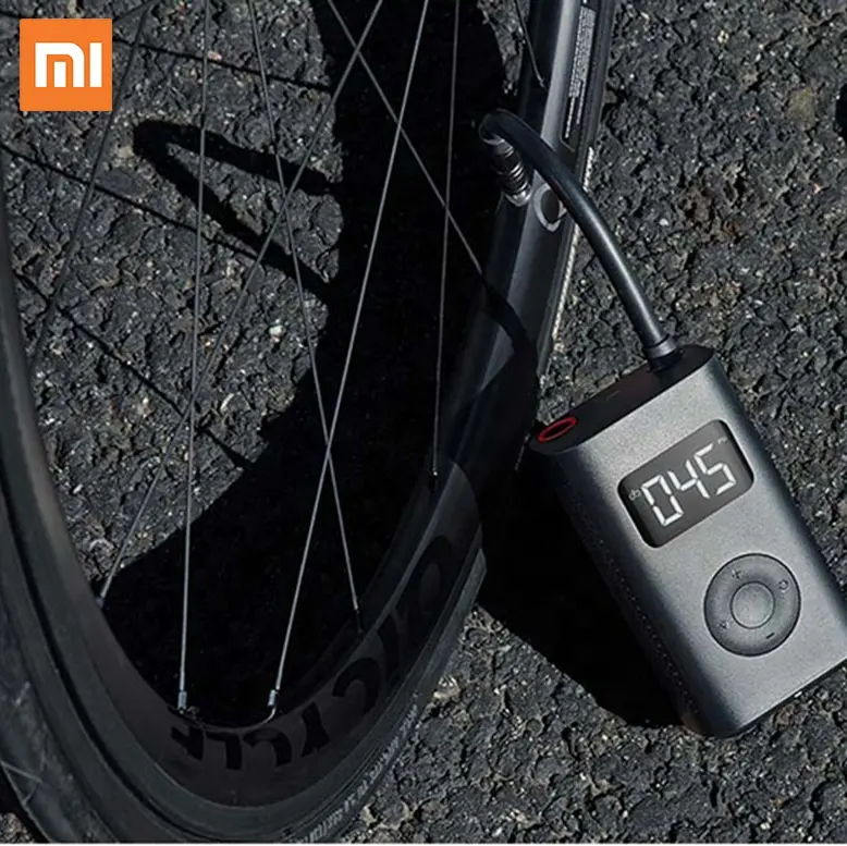 Xiaomi портативный умный электрический воздушный насос цифровой давление в шинах Давление для велосипеда автомобиля воздушный футбол Xiaomi автомобильный воздушный насос