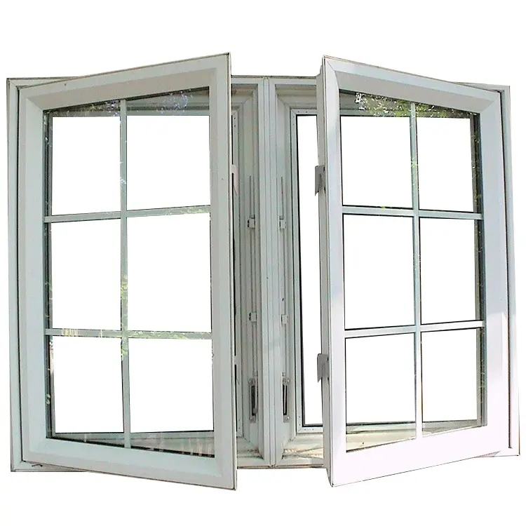 Оптовая продажа, практичная алюминиевая рама, стеклянная панель, металлическое створчатое окно, поворотное окно
