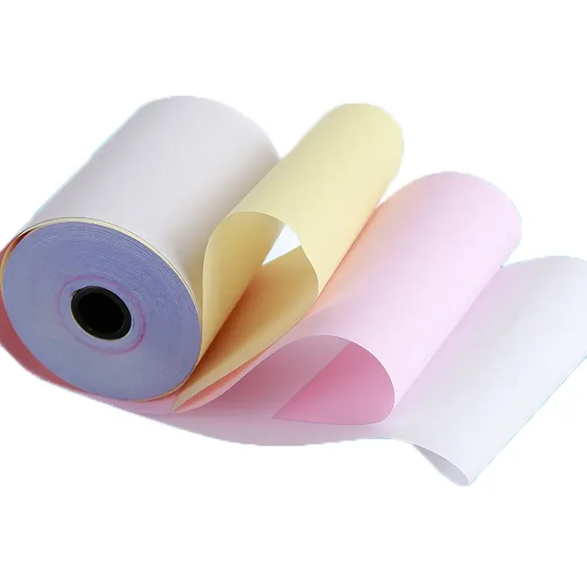 China Professional Supplier 75mm 48g 55g 60g Carbonless Billing Paper Cash Register Paper Roll