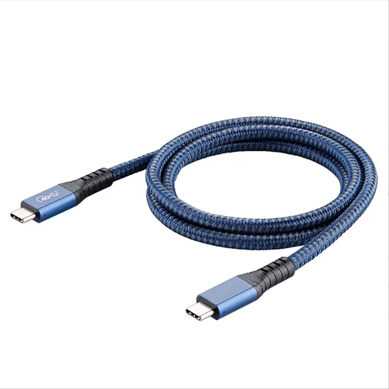 New Original 0.5m 0.8m 1m USB4 Braid Cable 8K 60Hz 40Gbps 100W USB 4 Core Cable