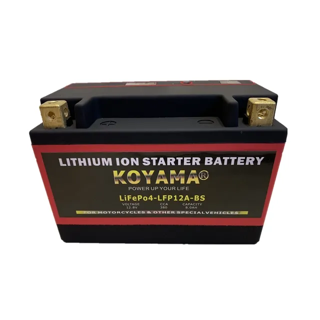 Electric motorcycle batteries LFP12A-BS/YTX12A-BS 12.8V lithium ion battery