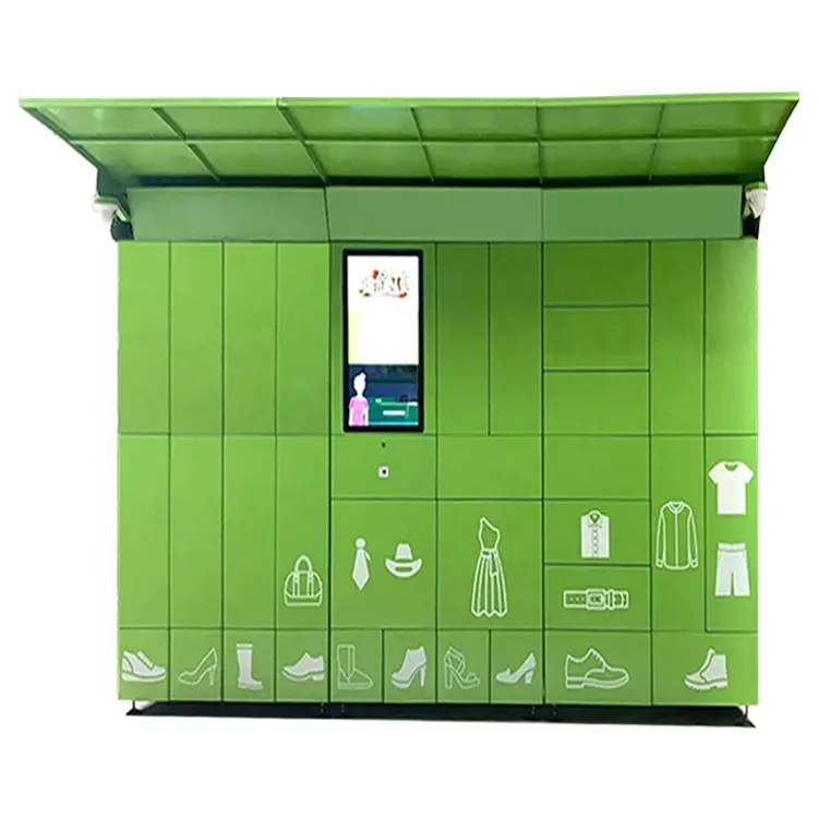 Outdoor Postal Service Intelligent Wash Wardrobe locker Laundry cabinet Smart parcel delivery locker