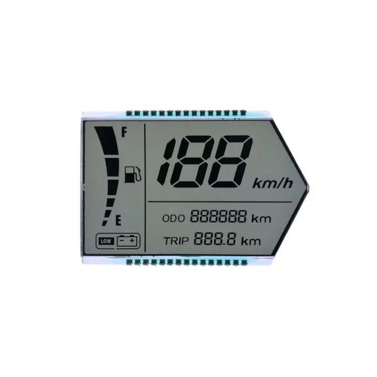 hot sale Custom Programmable Segment Type speedometer odometer digital lcd display for car Motorcycle