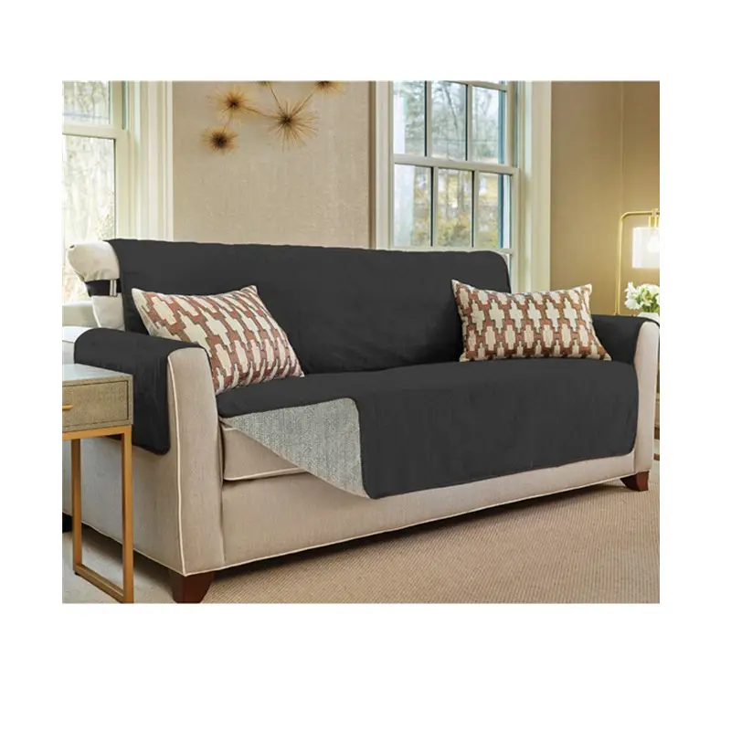 Противоскользящий чехол для дивана для 3 кожаных диванов, водонепроницаемый чехол для дивана