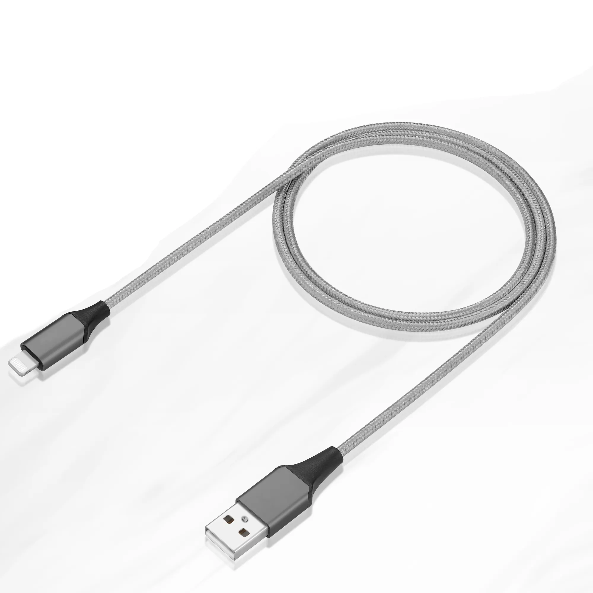 OEM 1 м 2 м Сертифицированный MFI USB кабель для быстрой зарядки и передачи данных оригинальный C89 Плетеный зарядный кабель для iPhone Apple MFi кабель