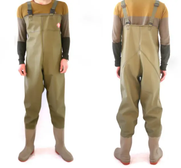 Top Quality Men's Breathable Chest Waders Fishing Wader Suit With Wading Belt
