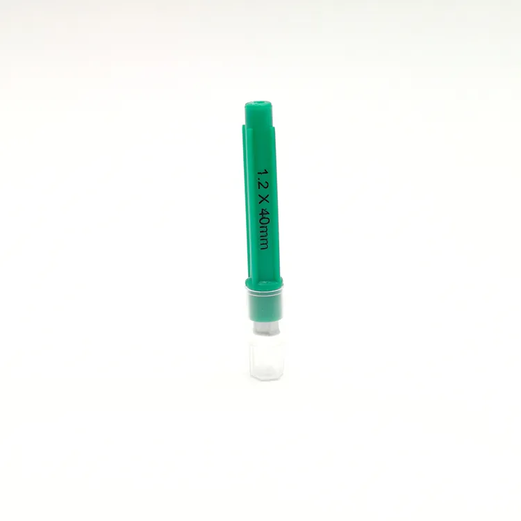 1.2mm*40mm Disposable Aluminium Hub Veterinary Needle