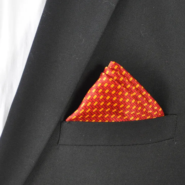 Designer Men Scarf Custom Made Silk Digital Printed Pocket Squares Fashion 100%Silk 28*28CM
