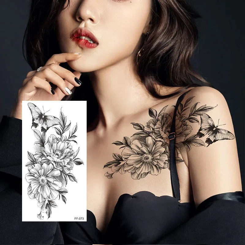 FF 001-100 new design temporary waterproof body tattoo sticker