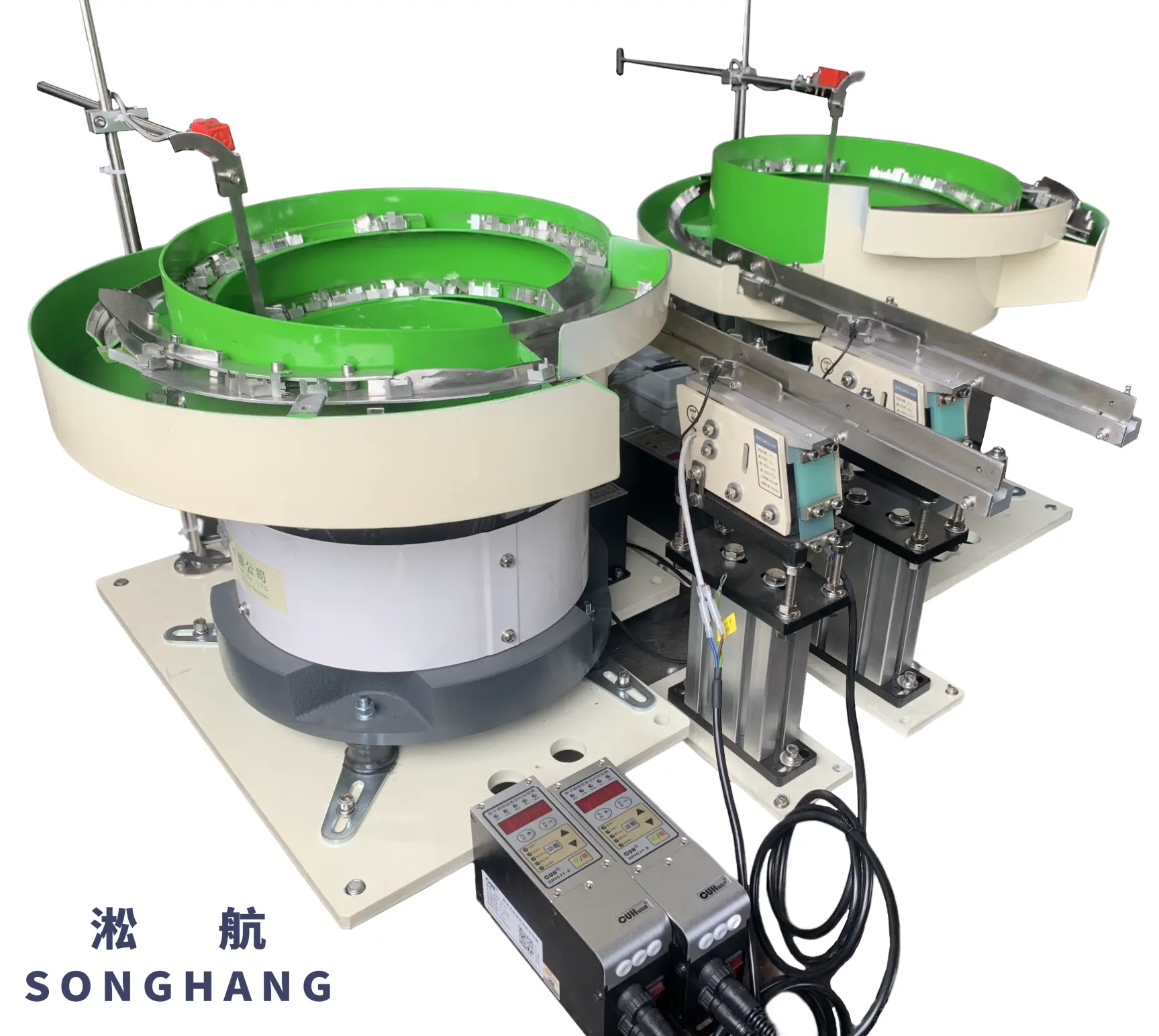 Double Disc Vibratory Bowl Feeder For Machines Manufacturing Hot Vibratory Feeder With Automatic Alarm and Reminder System