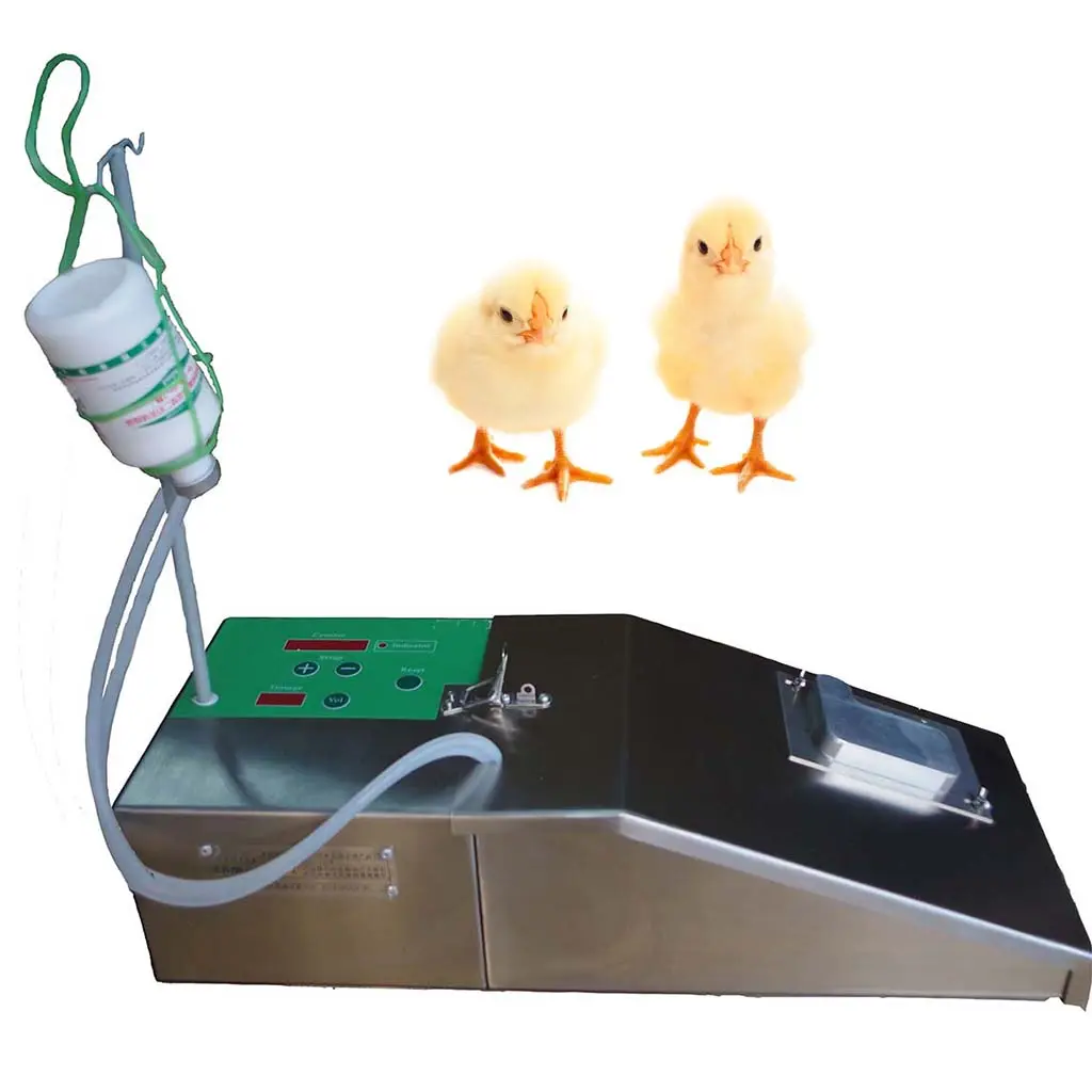Автоматический прибор для вакцинации, инжектор цыплят, ветеринарный шприц, стерилизационная машина