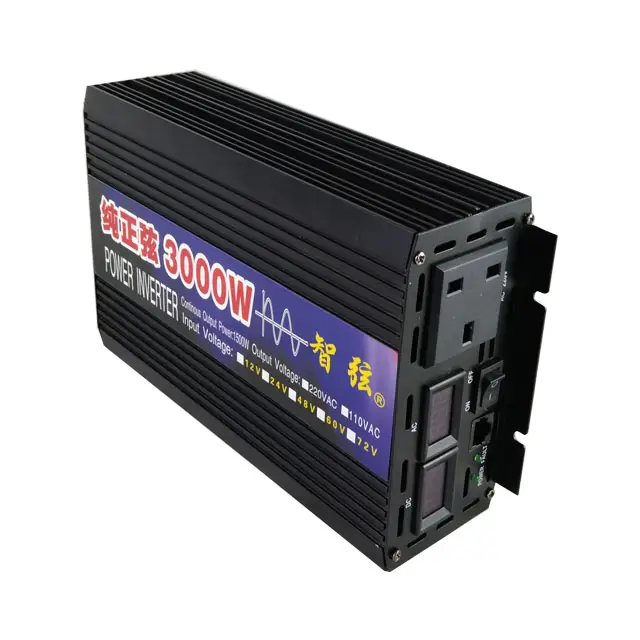 Inverter 12V 220V 3000W 24V Dc To 230V 50Hz 60Hz Ac Pure Sine Wave Voltage Converter MPPT 12 230 Power Car Micro Inverter