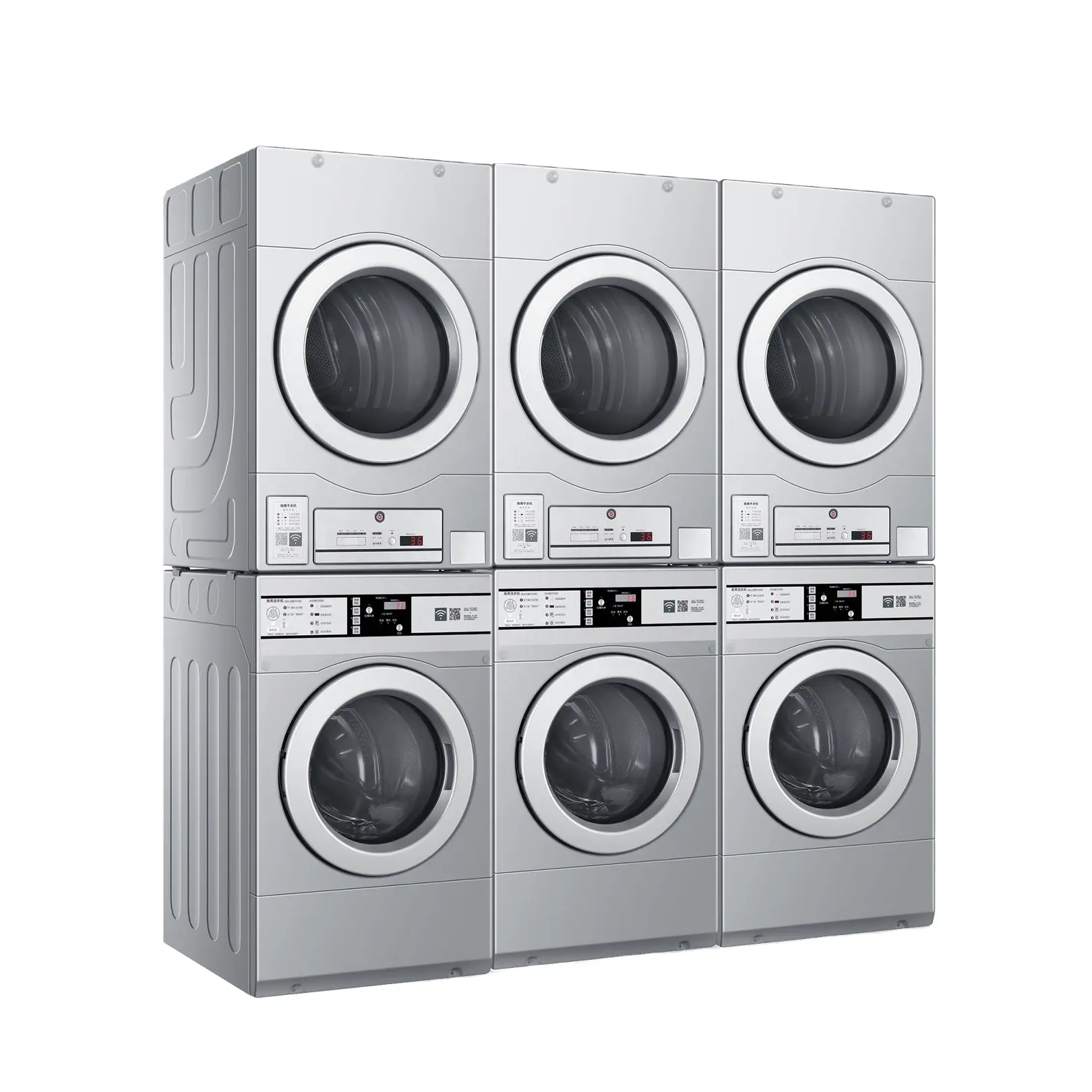 Hot Sale Washer And Dryer Machine Credit Card Operation For Laundromat