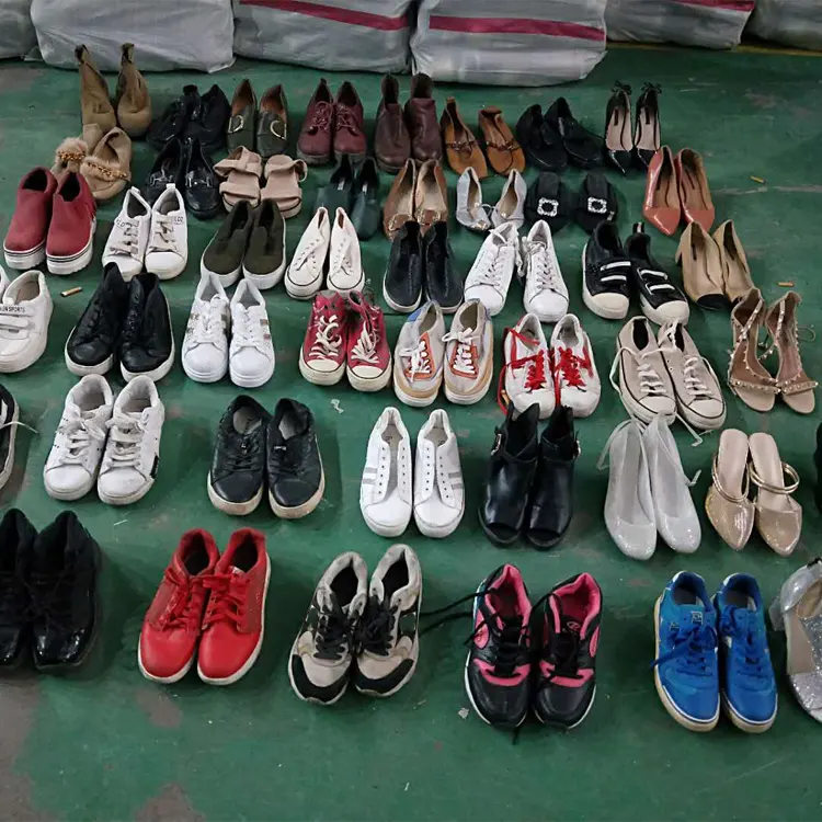 bulk sale quality used summer casual sports shoes bales for ladies kids and men shoes second hand