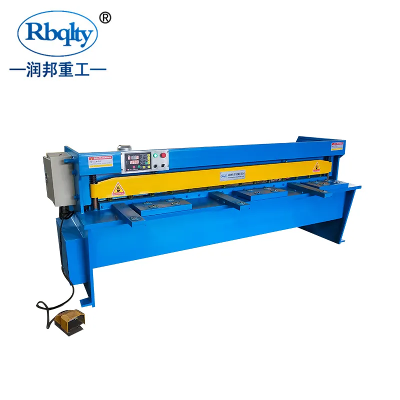 Cheap Electric Guillotine Metal Plate Sheet Shearing And Cutting Machine With CE Certification