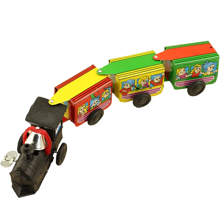 Классический Железный поезд в стиле ретро, заводные игрушки для детей, подарок, весенние игрушки с заводным механизмом, автомобиль Windup, игрушка