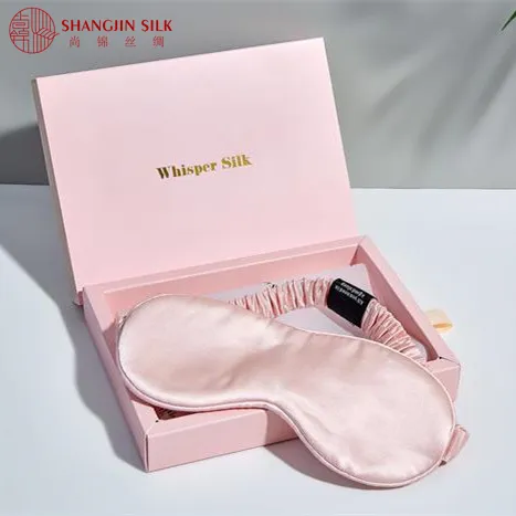 Natural Super Soft 22/25/30 MM 100% Pure Silk Eye Mask With Gift Box