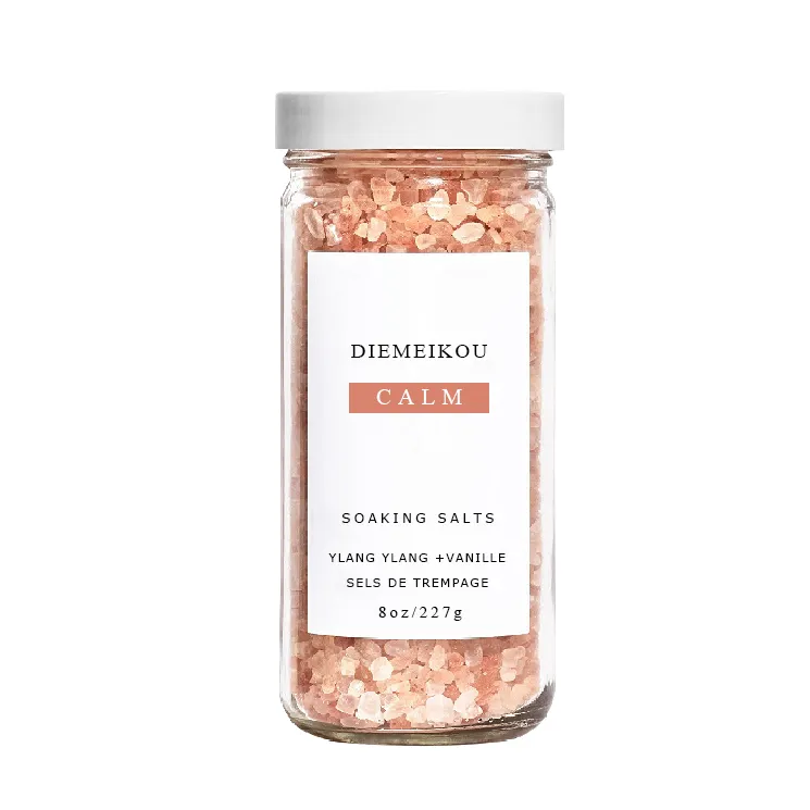 organic detox chakra fragrance muscle soak floral whitening healing crystal pink relaxing rose private label flowers bath salt