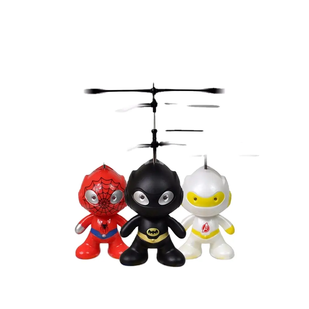 Children Gifts Super Hero Infrared Induction Control Ball Cartoon Sensor Flying Light Led Toy For Wholesale BR23-1