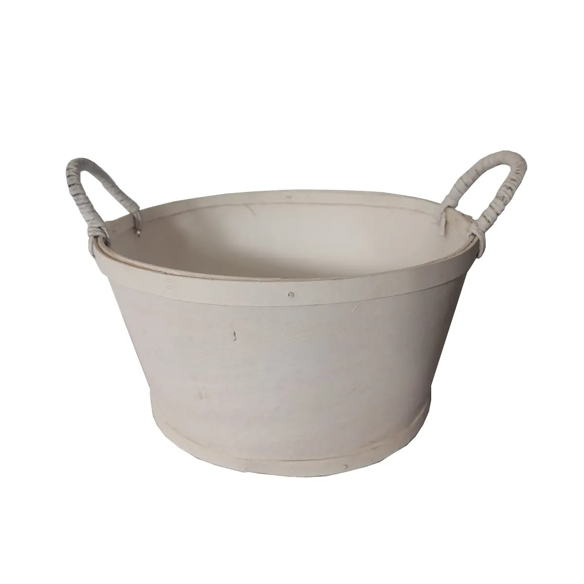 AHOME metal Solid color flowerpot family decoration wide mouth short Table storage bowl handle Vase