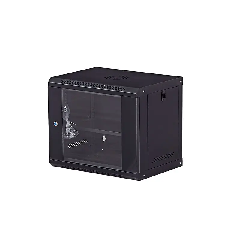 The manufacturer provides 19 inch wall mounted network cabinet rack 9U Wall Mount Cabinet
