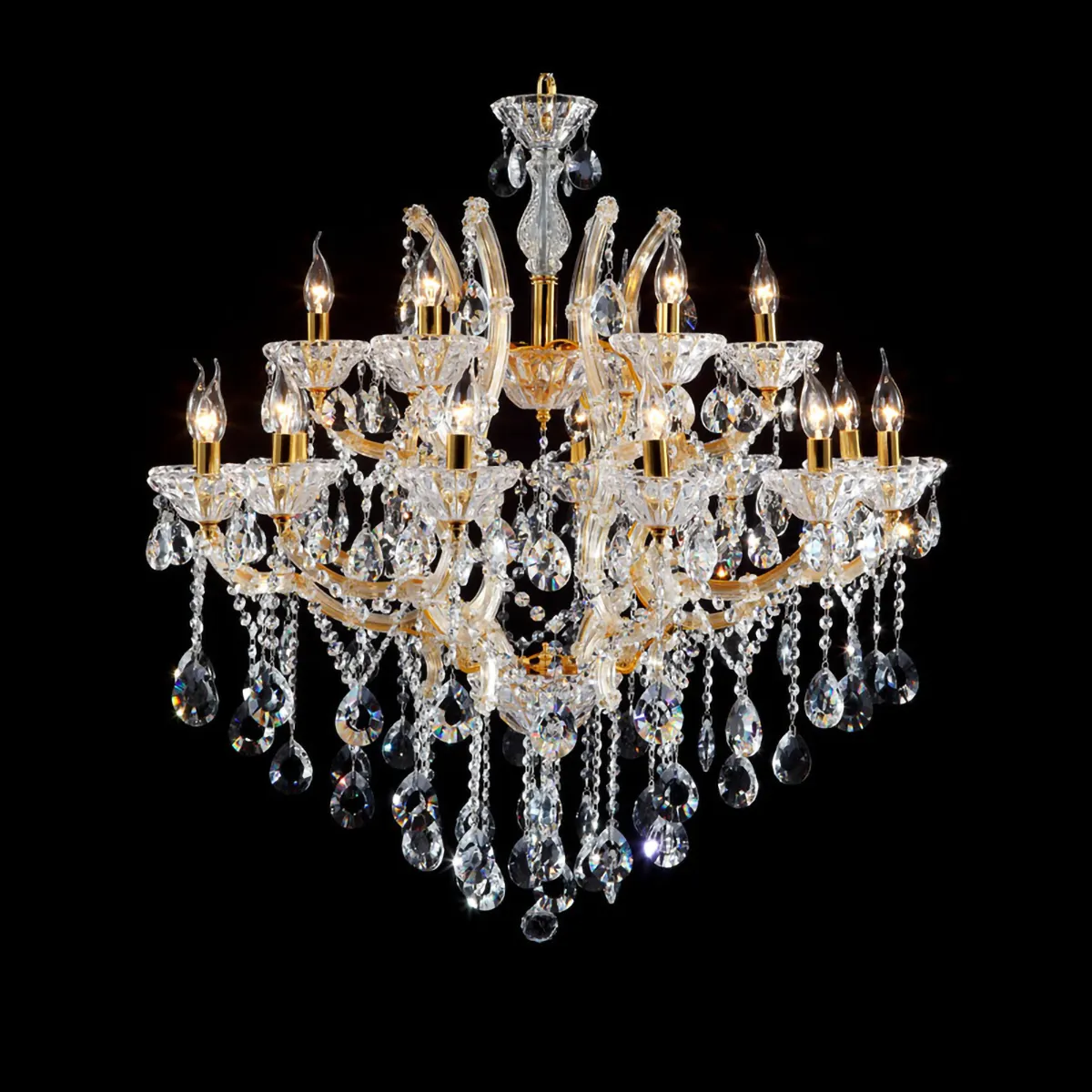 Meerosee с украшением в виде кристаллов Maria Theresa люстра потолочного освещения Королевский современная люстра для гостиной свет MD7001-L18