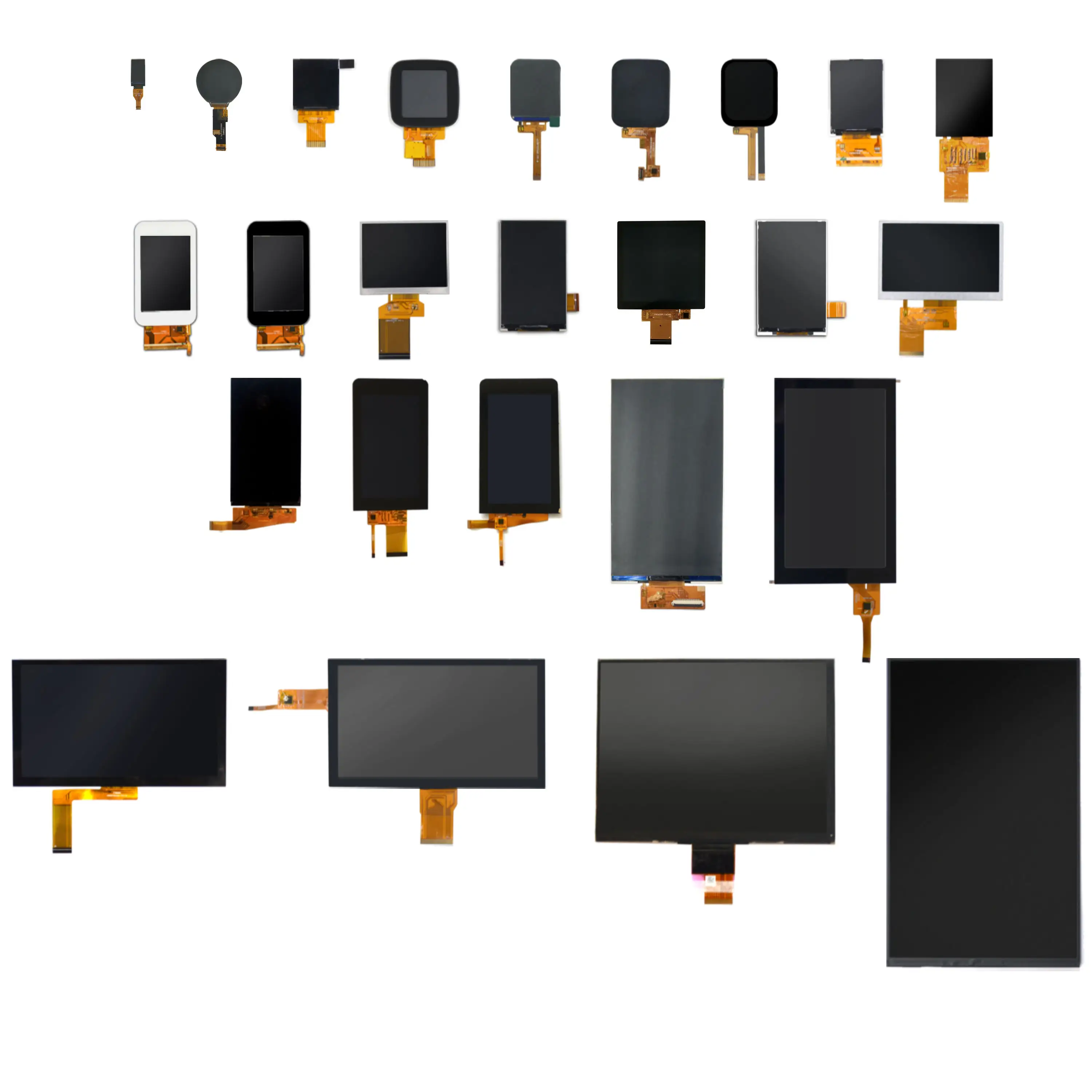 ЖК-модули Lvds дисплей модуль 5 дюймов Tft производители 7 дюймов 7 800x1280 сенсорный экран пользовательский круглый производитель сенсорный