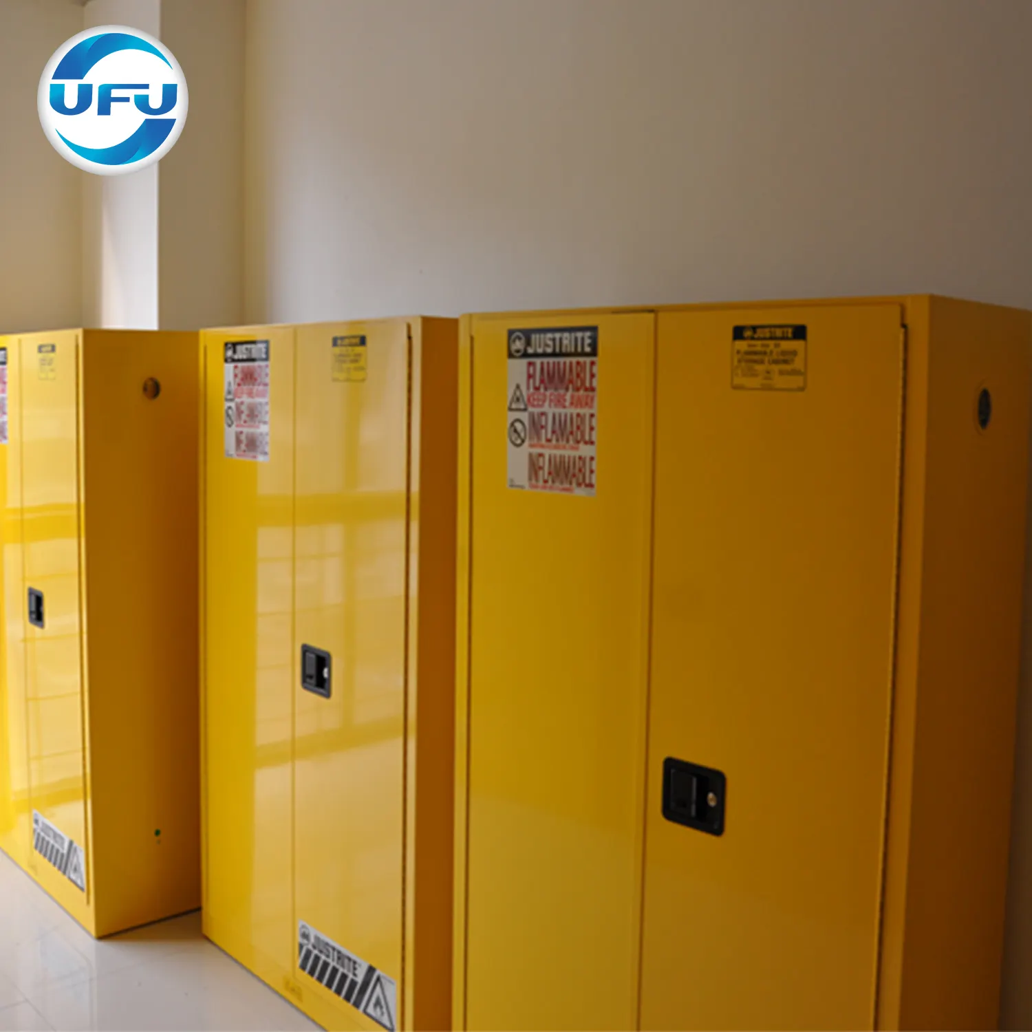 Chemical Cabinet UTEC Laboratory Justrite Flammable Chemical Safety Cabinet For Storage