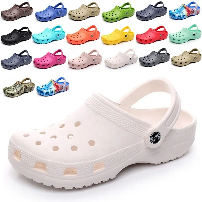 Design Sandales Croc Homme Tie Dye Garden Croc Colorful Kids Clogs Shoe White Clog Platform Clogs For Women Croc Shoes Sandal