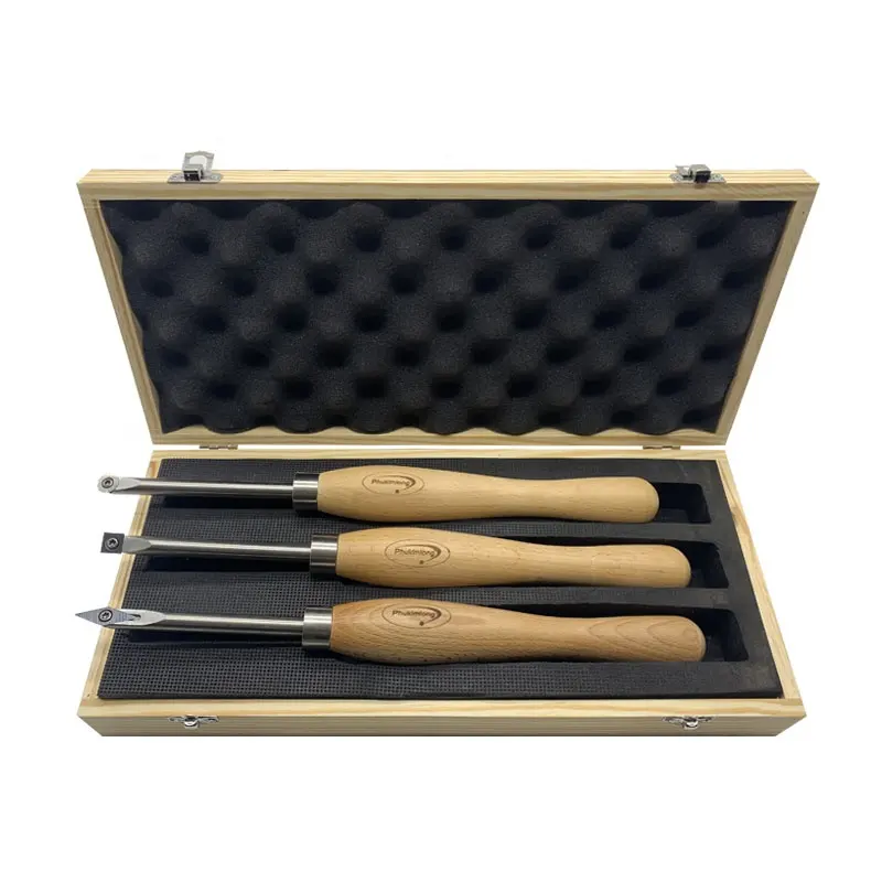 Hot Sale 3PC Wood Turning Chisel Multi-function H.S.S wood lathe chisels
