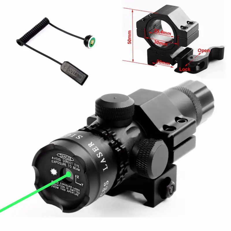 520MN 5MW лазерная Тактическая Охота красная точка прицел зеленая красная точка световой прицел