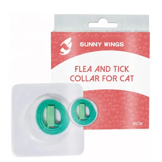 Natural Personalized Custom Anti Cat Flea And Tick Collar For Cat