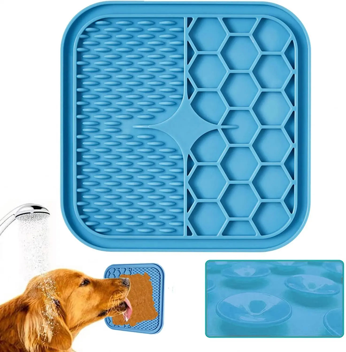 Microwave Dishwasher Safe Non-Toxic Silicone Dog Cat Licking Mat With Great Price For Hikling