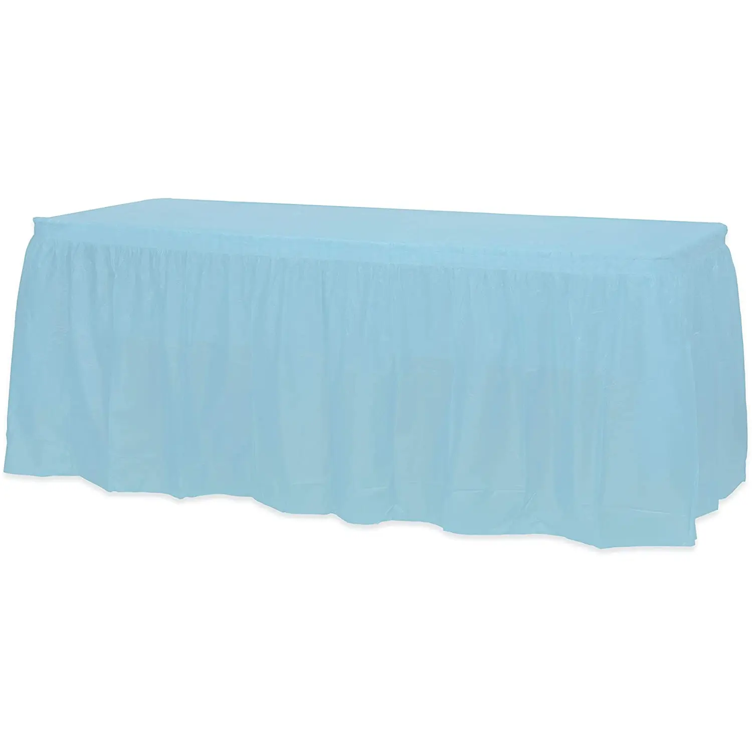 Disposable Plastic Oil-proof Tableware Table Skirt for Party Catering Wedding Birthday