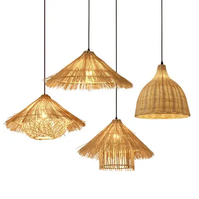 2021 Natural rattan lampshade made in Vietnam / decorative lampshades produce environmentally friendly crafts