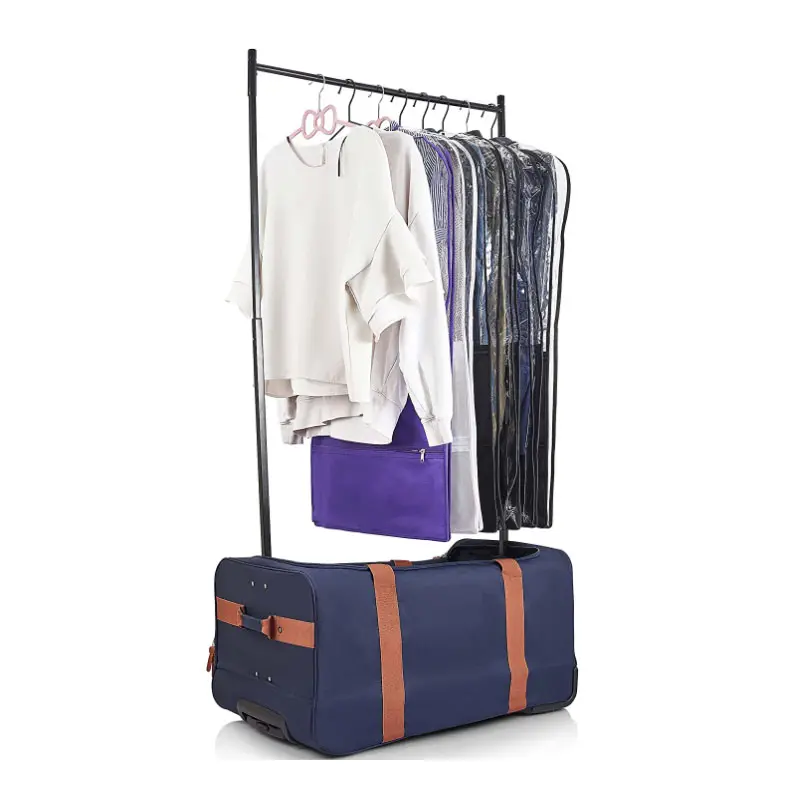 Индивидуальный логотип клиента, специально разработанная большая сумка-переноска для путешествий с вешалкой для одежды и колесами