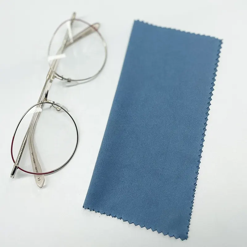 Double-Sided Flannel 200gr Customized Logo Soft Microfiber 18*18CM Eye Glasses Cleaning Cloth