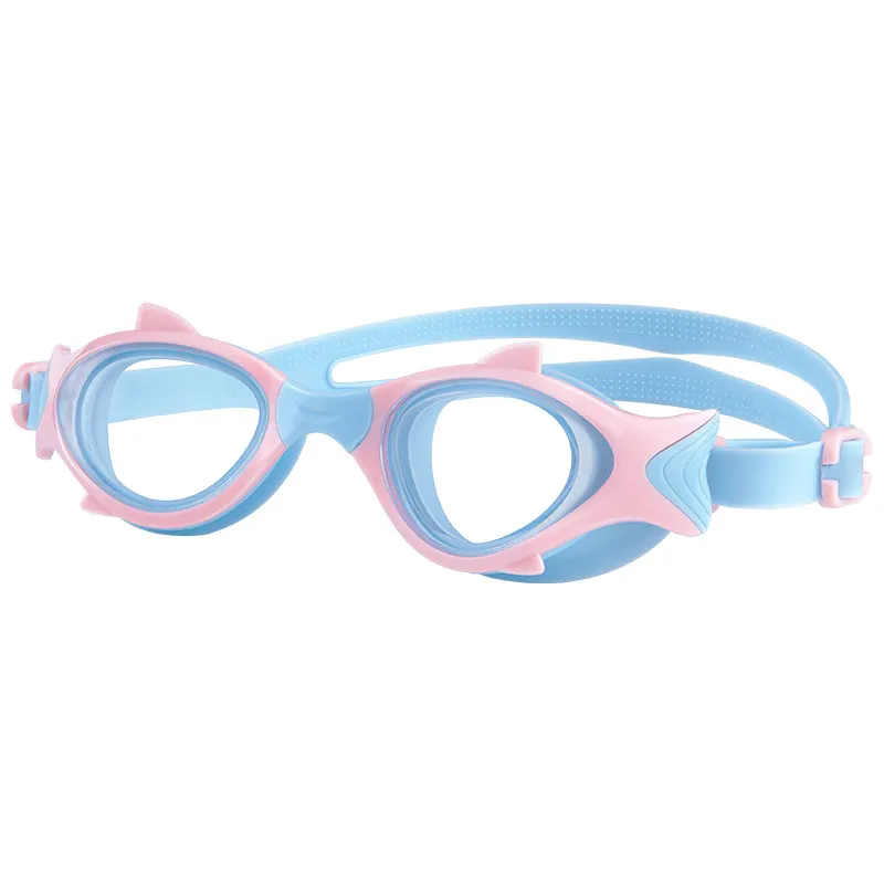 Очки для плавания с широкой оправой, очки для плавания с защитой от царапин, цветные, с защитой от УФ-излучения, зеркальные очки для плавания, очки для плавания для детей 3-14