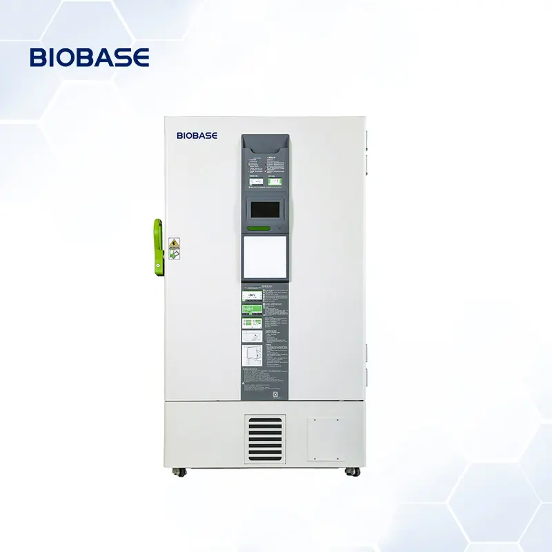 Морозильная камера BIOBASE, 86 градусов, температура окружающей среды, необычная сигнализация, ультра-низкая температура, морозильник для лаборатории