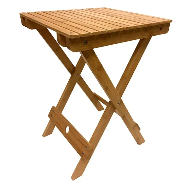 Бамбуковая маленькая Складная скамейка деревянная складная скамейка