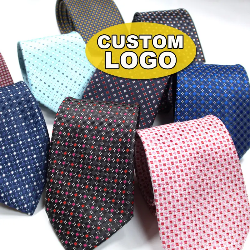 2021 Amazon Top Seller High Quality Cheap Chinese Brand Neckties Custom Logo Polyester Woven Business Neck Ties for men italian