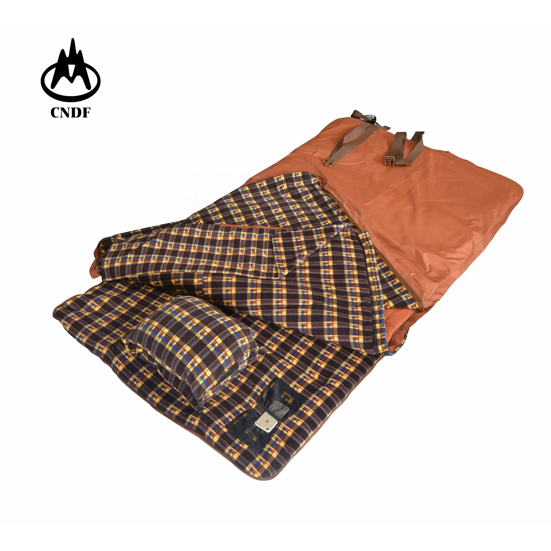 luxurious big size Oxfod 4 season canvas sleeping bag, warm for extremely cold, hunting, water proof