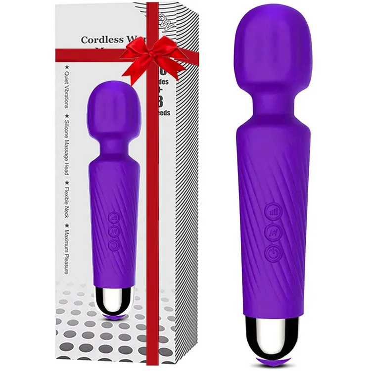 2021 Amazon Hot Selling AV Wand Massager Vibrator Clitoris Stimulator Clit Vibrating Masturbator Adult Sex Toys for Women