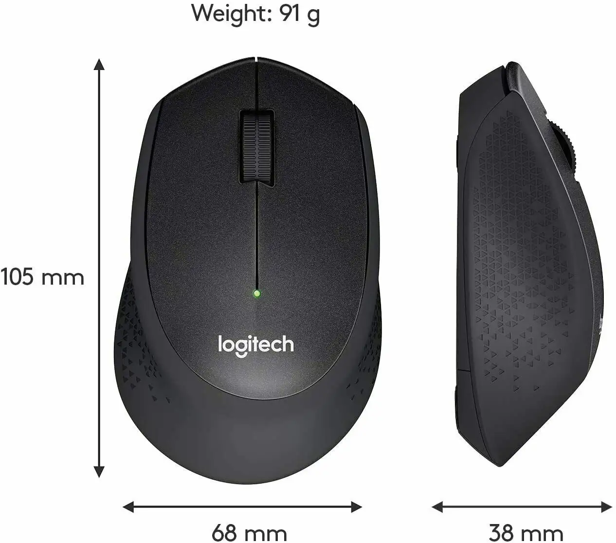 Оригинальная оптическая Бесшумная беспроводная мышь Logitech M330 Usb 2,0, легкая игровая мышь