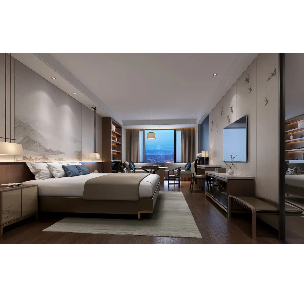 Индивидуальная 3, 4, 5-звездочная кровать, мебель для гостиничных номеров, набор мебели для гостиничных номеров из массива дерева, мебель для гостиничных номеров