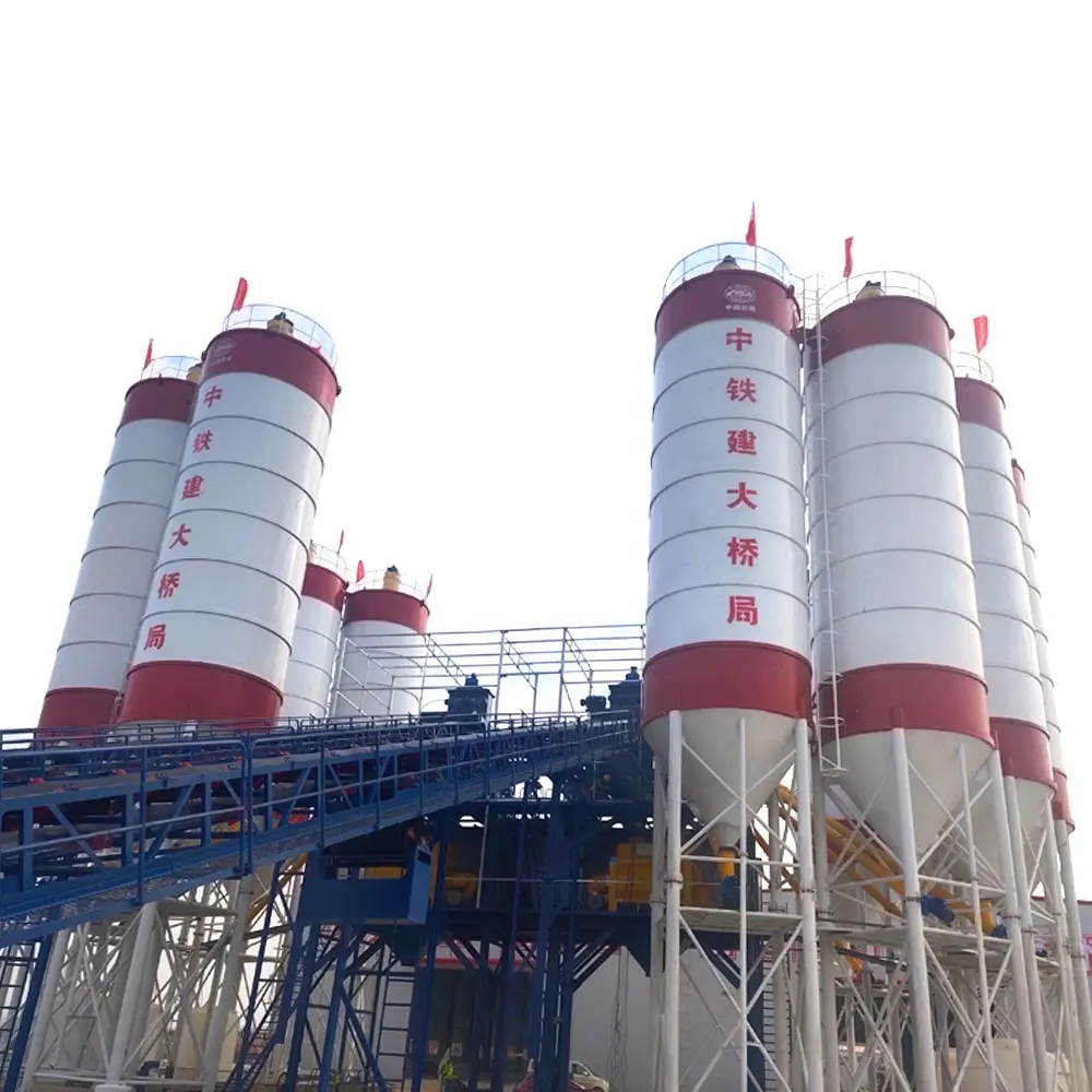 High Performance ready mix concrete batching plant price list