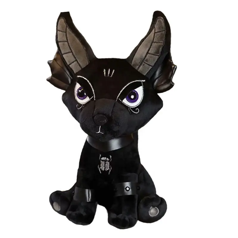 Популярный высококачественный Готический Мягкий Слон черный Гидра Темный кролик скелет пасхальные плюшевые игрушки для украшения Хэллоуина